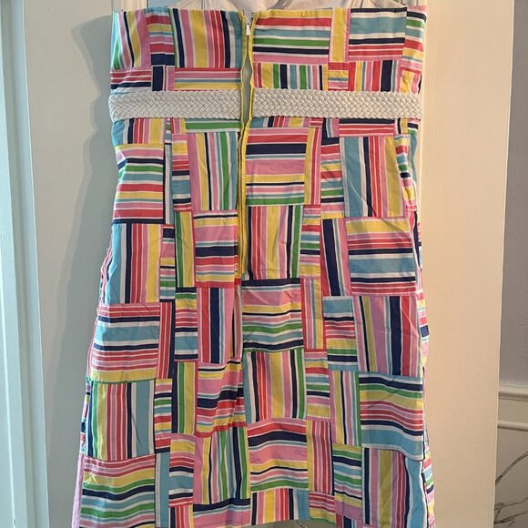 Lilly Pulitzer Strapless Madras Dress - Picture 2 of 6